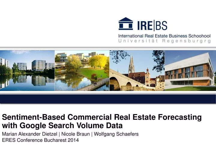 sentiment based commercial real estate forecasting with google search volume data