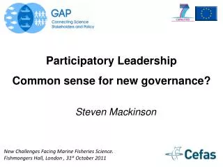 Participatory Leadership Common sense for new governance?