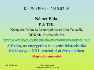 kis esti fizika 2010 02 16