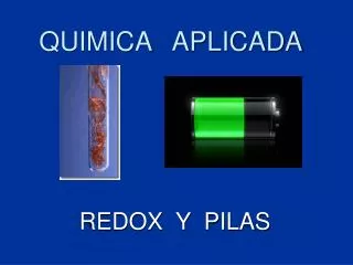 quimica aplicada