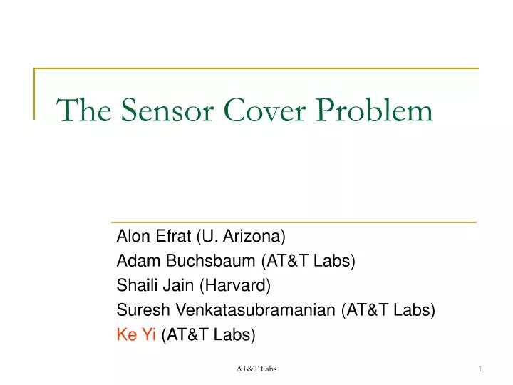 the sensor cover problem