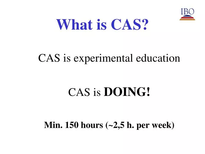 what is cas