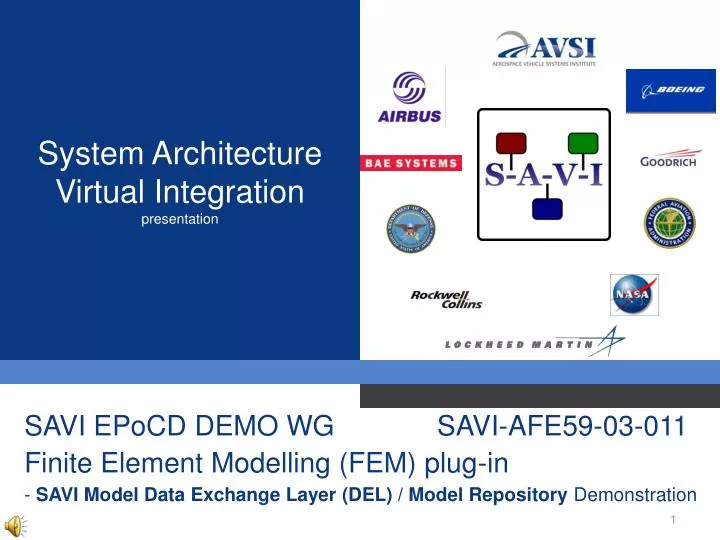 system architecture virtual integration presentation