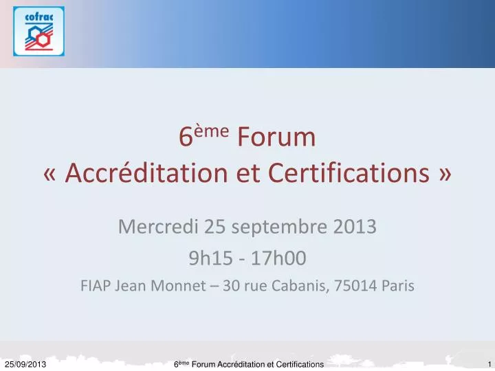 6 me forum accr ditation et certifications