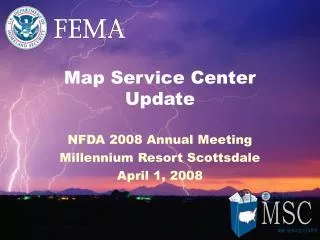 Map Service Center Update
