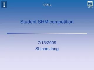 Student SHM competition