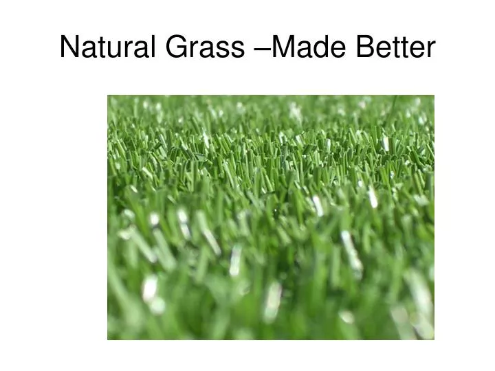natural grass made better