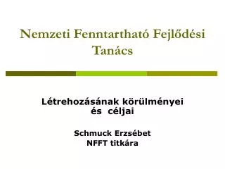nemzeti fenntarthat fejl d si tan cs