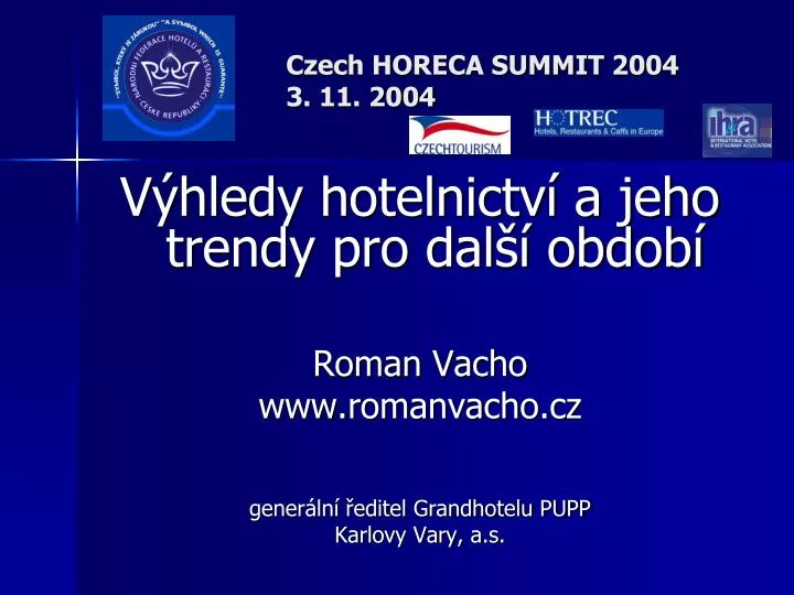 czech horeca summit 2004 3 11 2004