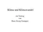 Klima und Klimawandel - slide 1