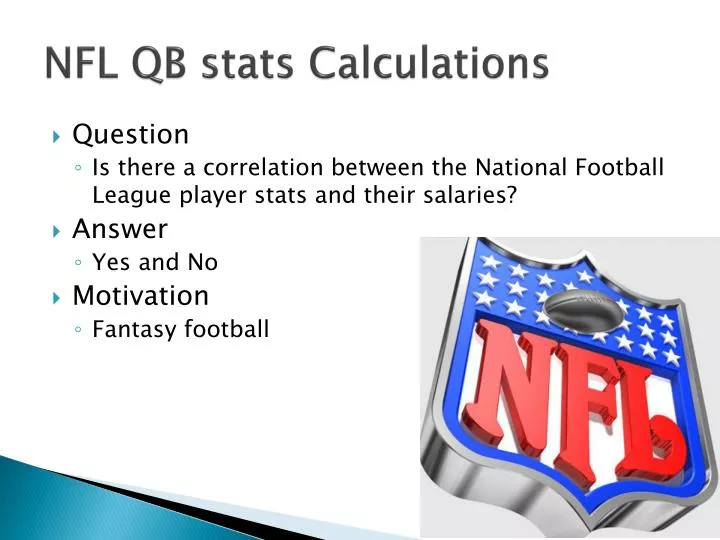 nfl qb stats calculations