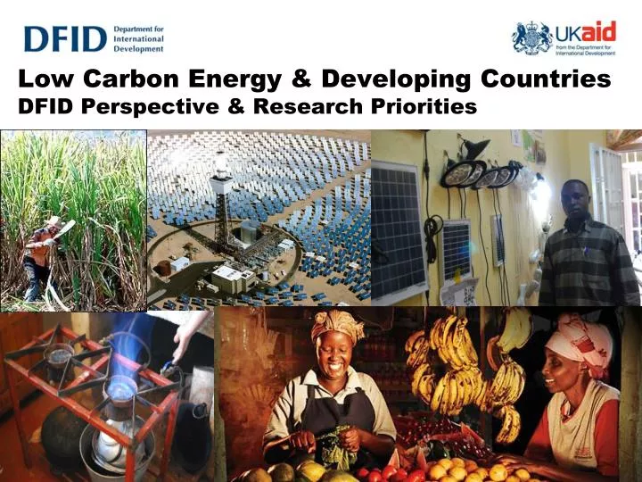 low carbon energy developing countries dfid perspective research priorities