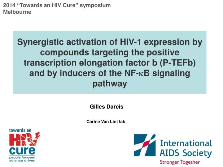 2014 towards an hiv cure symposium melbourne