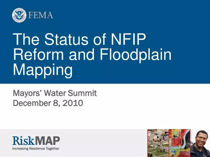 the status of nfip reform and floodplain mapping