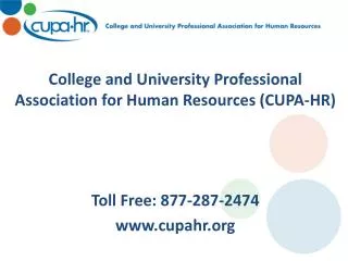College and University Professional Association for Human Resources (CUPA-HR)