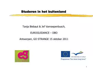 studeren in het buitenland