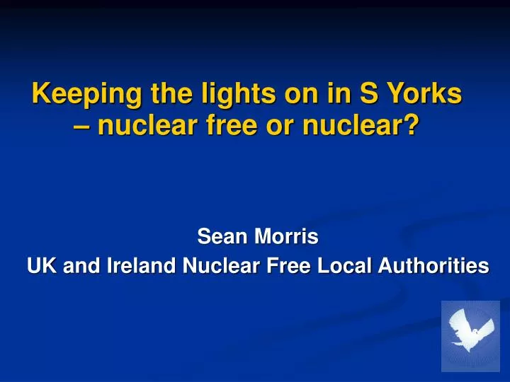 sean morris uk and ireland nuclear free local authorities