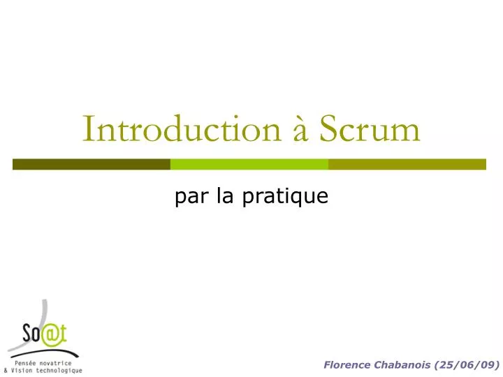 introduction scrum