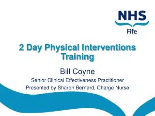 2 Day Physical Interventions Training