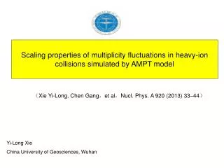 Scaling properties of multiplicity fluctuations in heavy-ion collisions simulated by AMPT model