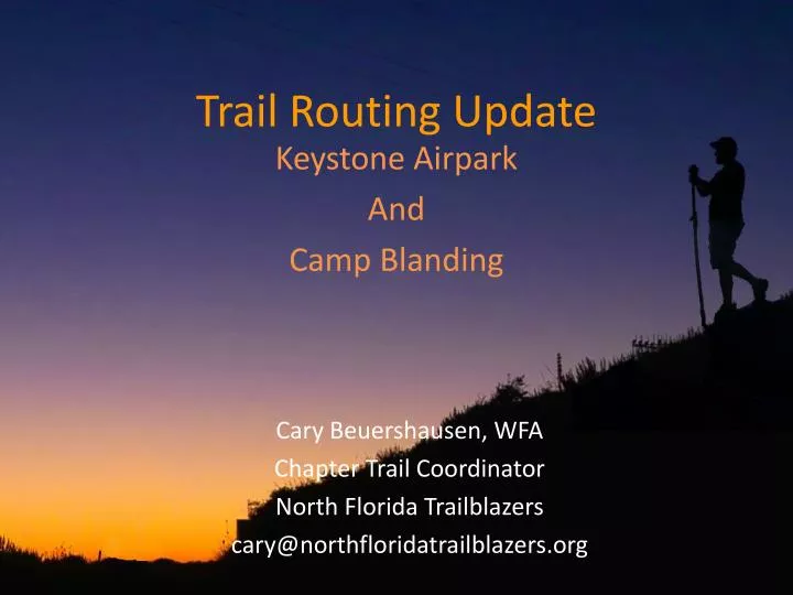 trail routing update