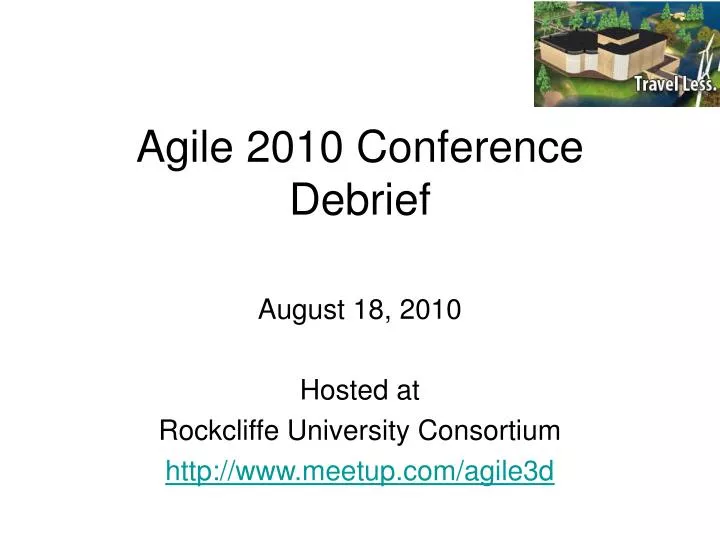agile 2010 conference debrief