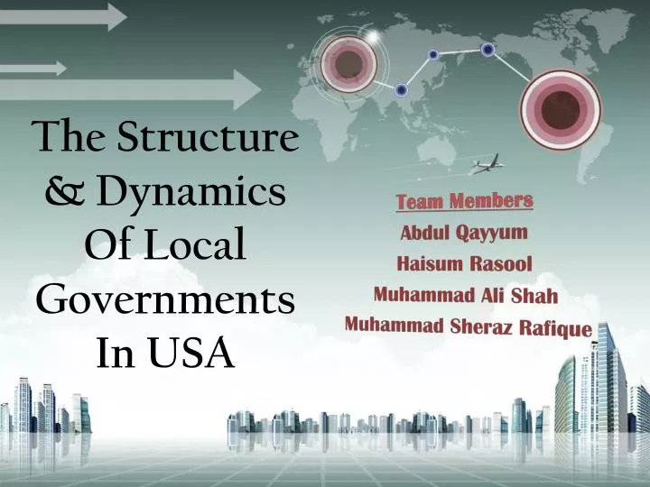the structure dynamics of local governments in usa