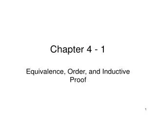 Chapter 4 - 1