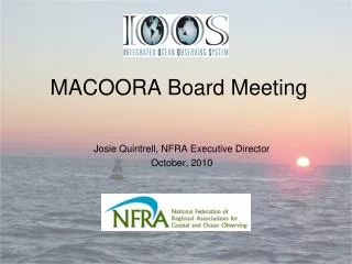 MACOORA Board Meeting