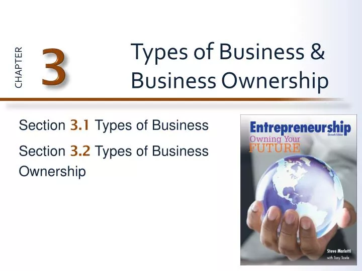 types of business business ownership