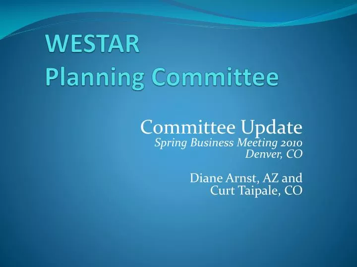 westar planning committee