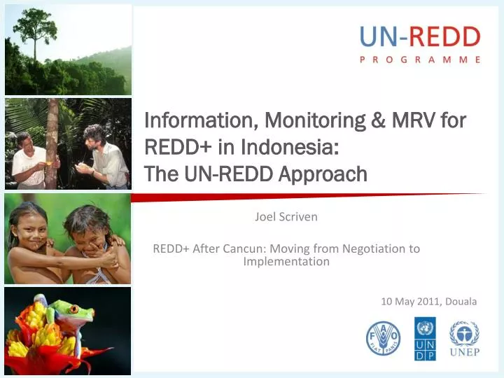 information monitoring mrv for redd in indonesia the un redd approach