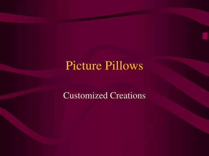 picture pillows
