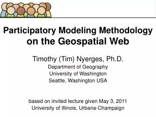Participatory Modeling Methodology on the Geospatial Web