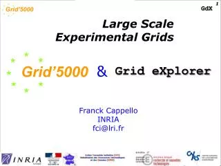 Large Scale Experimental Grids