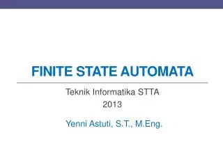 finite state automata