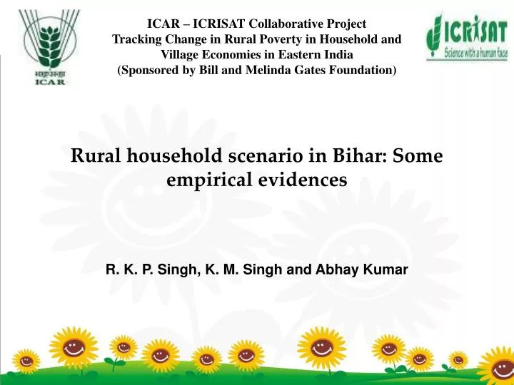 rural household scenario in bihar some empirical evidences