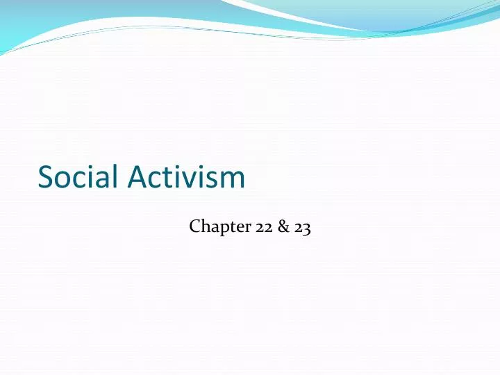 social activism