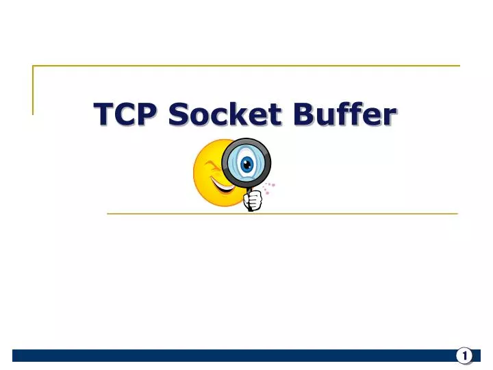 tcp socket buffer