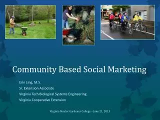Community Based Social Marketing