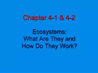 Chapter 4-1 &amp; 4-2