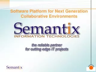 Software Platform for Next Generation Collaborative Environments