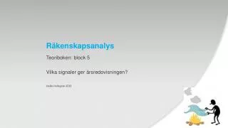 r kenskapsanalys
