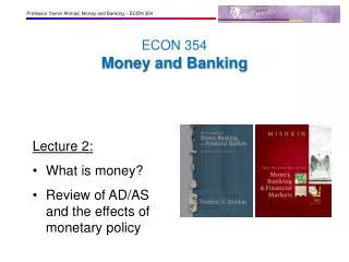 ECON 354 Money and Banking