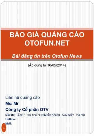 b o gi qu ng c o otofun net b i ng tin tr n otofun news p d ng t 10 05 2014
