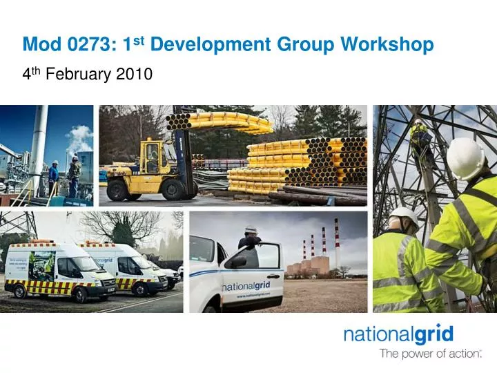 mod 0273 1 st development group workshop