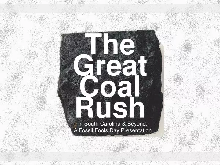 the great coal rush