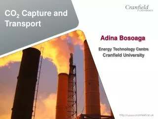 CO 2 Capture and Transport