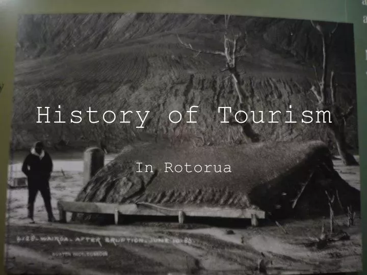 history of tourism