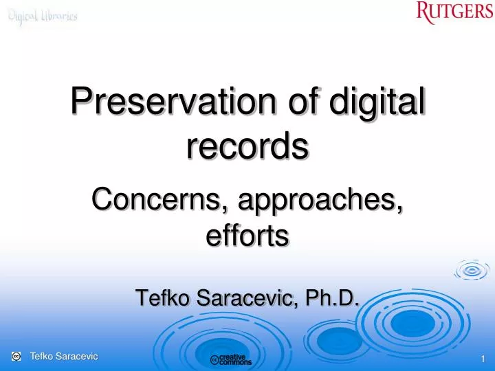 preservation of digital records